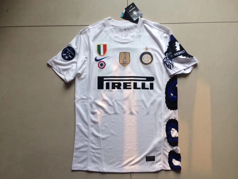 AAA Quality Inter milan 10/11 UCL Away White Jersey
